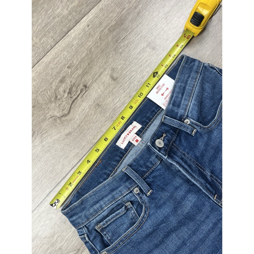 Lucky Brand Denim Jeans Sweet Mid Rise Flare Women's Size 8/29A Blue - NWT - Picture 7 of 11
